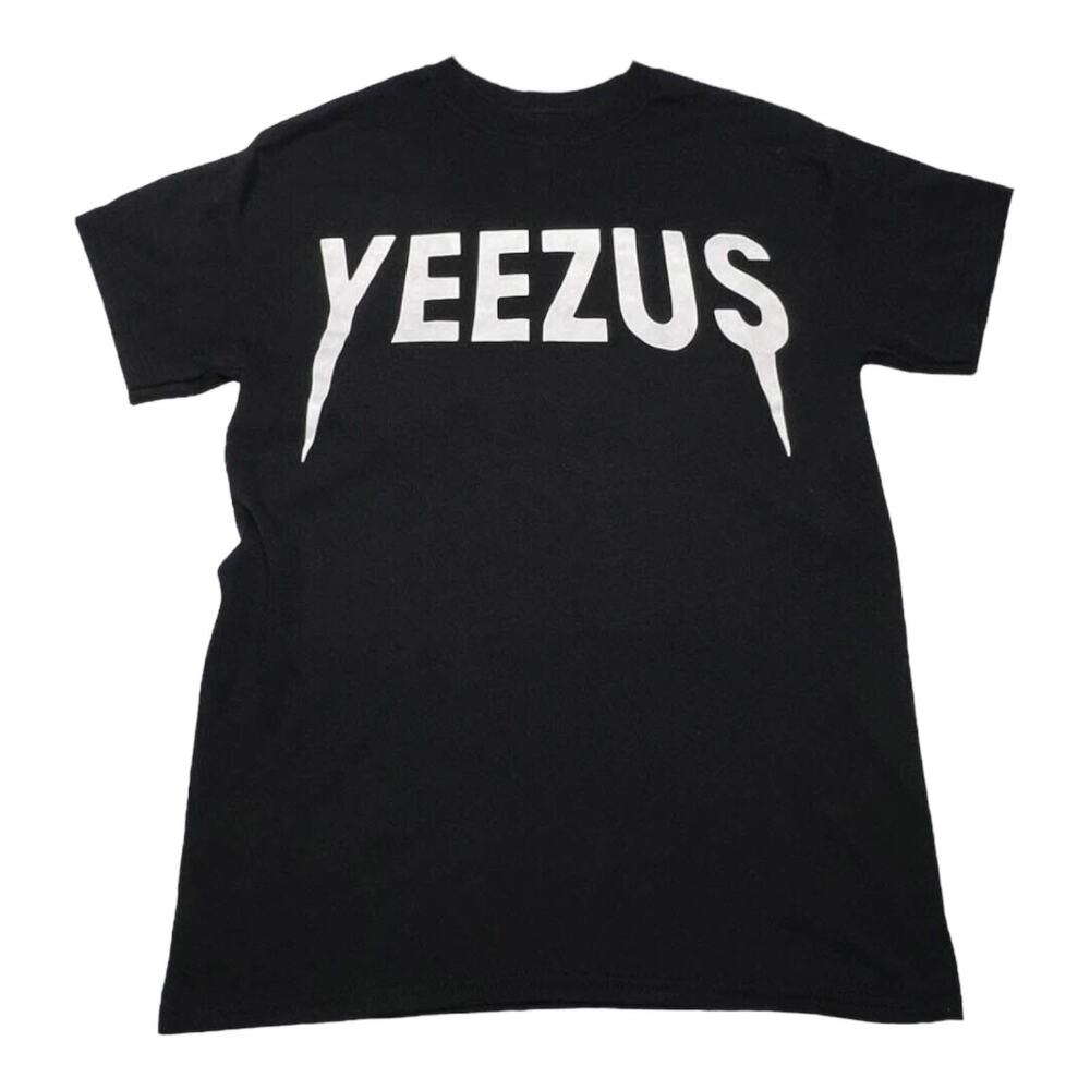 Men's Kanye West Yeezus Tour 2013 Tee Hip Hop Black T-shirt Rap S